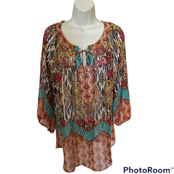 Figueroa & Flower Blouse, 1X - Picture 1 of 4